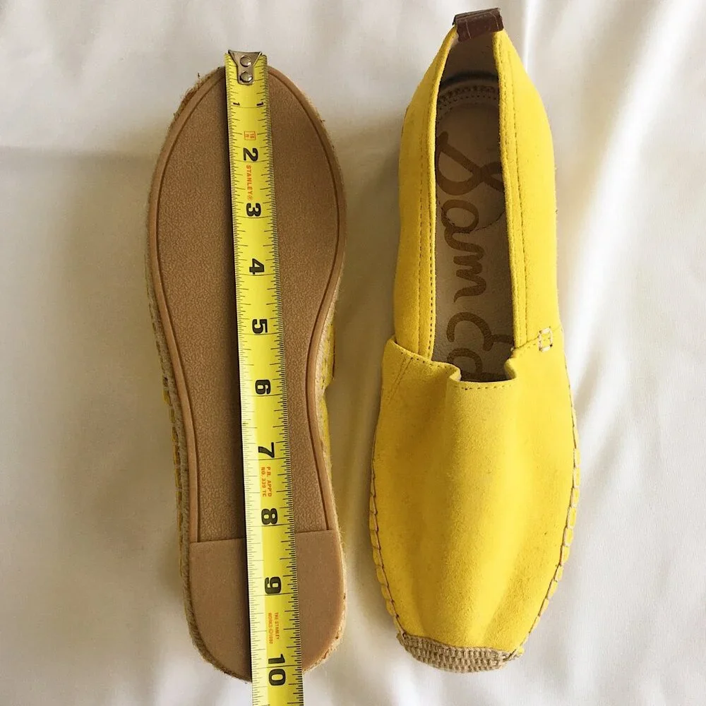 Sam Edelman Khloe Slip-On Espadrille in Lemon Zest